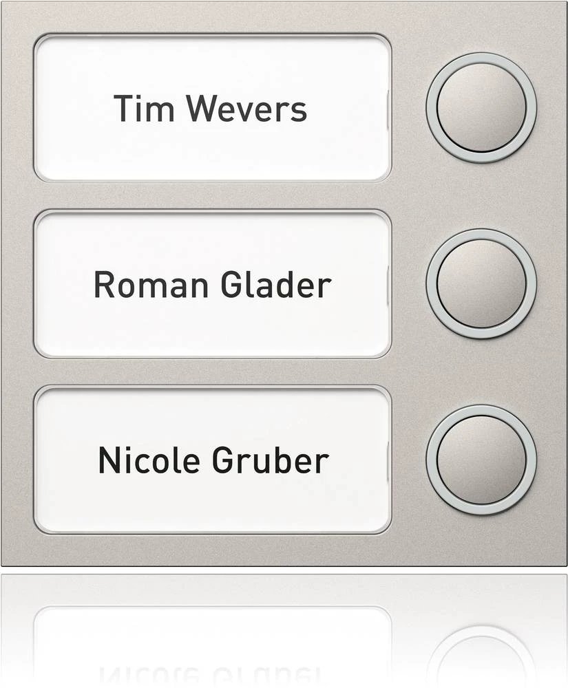 Ritto by Schneider 1875330 Video-portafon Modul Schneider Electric Portier tipka 3 gumba 95x95x33mm 1875330 Titan slika