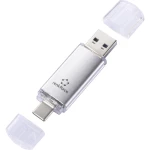 Renkforce RF-USBOS-230 USB stick  64 GB srebrna RF-6688140 USB a, USB-C®