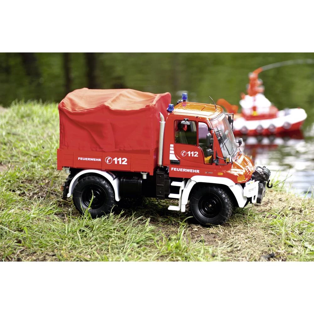 Carson Modellsport MB Unimog U300 Feuerwehr 1:12 rc model automobila za početnike električni vozilo hitne službe 100 slika