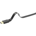 SpeaKa Professional HDMI Priključni kabel [1x Muški konektor HDMI - 1x Muški konektor HDMI] 1 m Crna slika