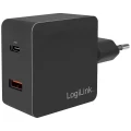 LogiLink  PA0220 USB punjač unutrašnje područje, utičnica Izlazna struja maks. 3000 mA 2 x USB-C™ utičnica (power delivery), USB-A slika