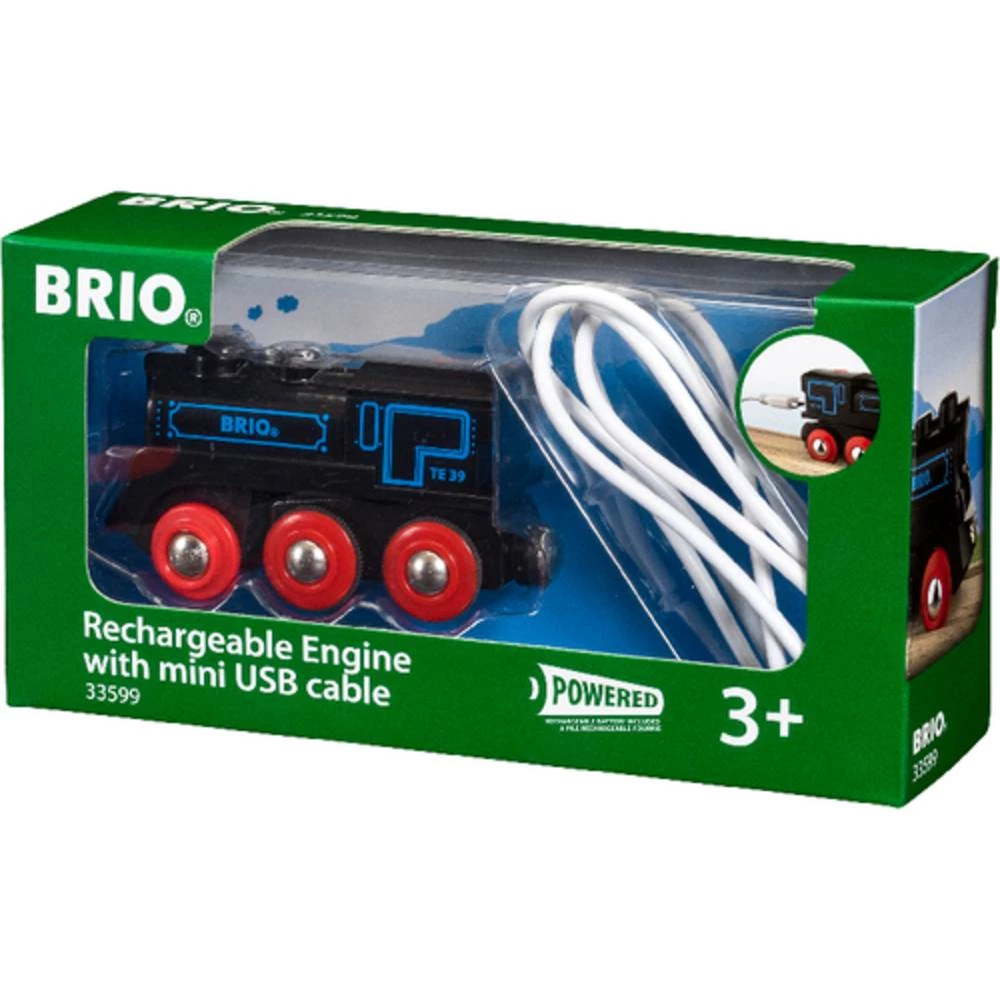 Brio Schwarze Akku-Lok mit Mini-USB 33599 slika