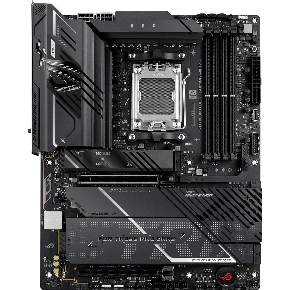 Asus STRIX X870E-H matična ploča Baza AMD AM5 Faktor oblika (detalji) ATX Set čipova matične ploče AMD® X870E slika