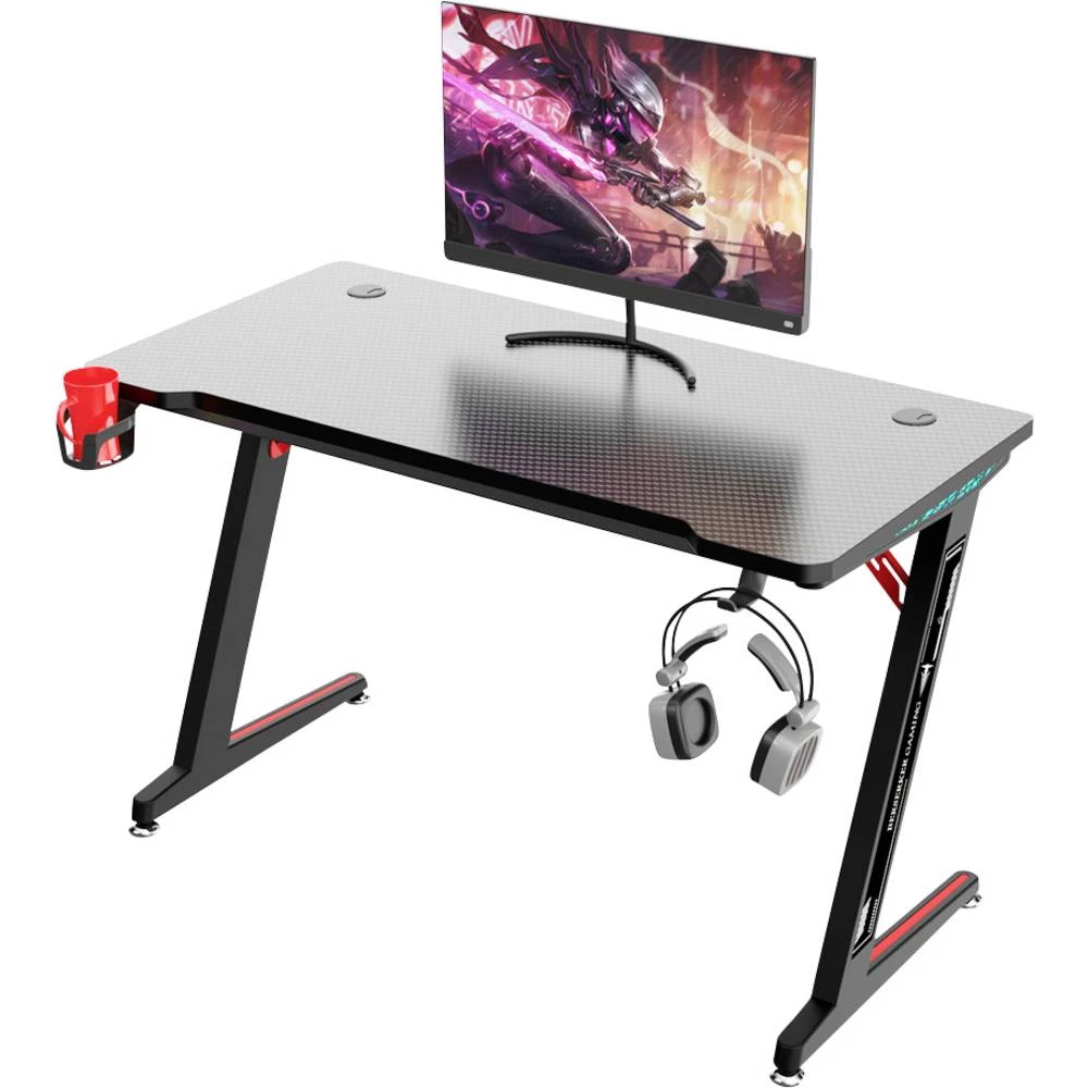 Berserker Gaming BALDER igraći stol crna slika