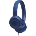 Naglavne slušalice JBL Tune 500 Na ušima Sklopive, Slušalice s mikrofonom Plava boja slika