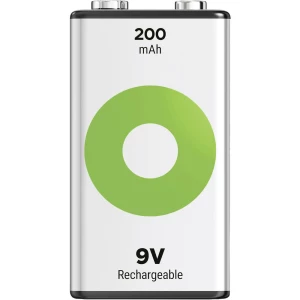 GP Batteries ReCyko 9 V block akumulator NiMH 200 mAh 8.4 V 1 St. slika