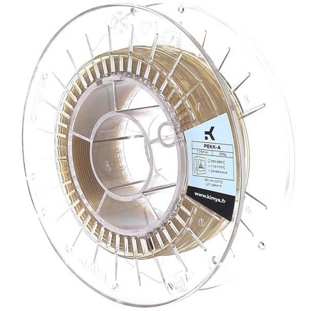 3D pisač filament Kimya PK1003TQ PEEK 1.75 mm Prirodna 500 g slika