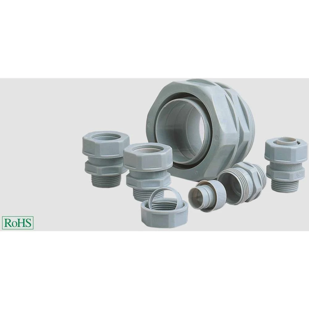 Helukabel 97596-50  cijevna uvodnica siva M16  ravan 50 St. slika