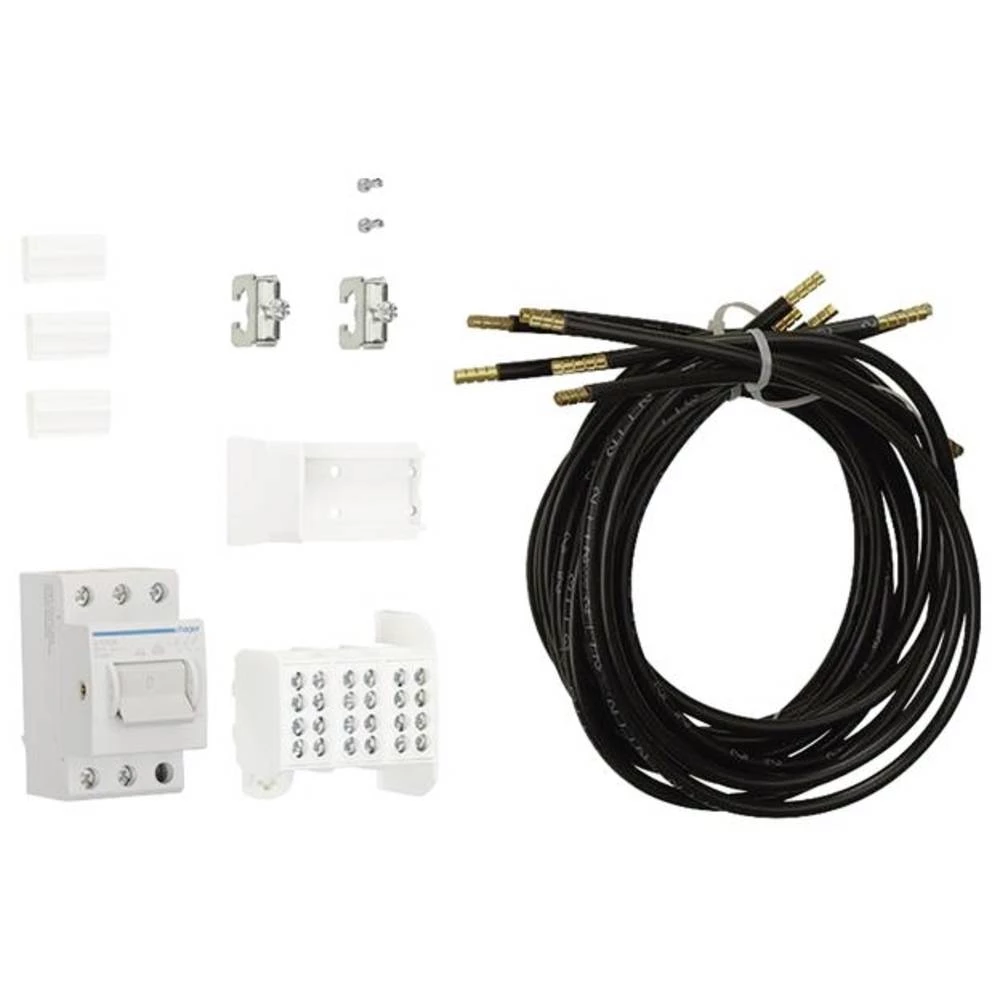 Hager ZY02PV montažni paket crna 3-polni 1 St. slika
