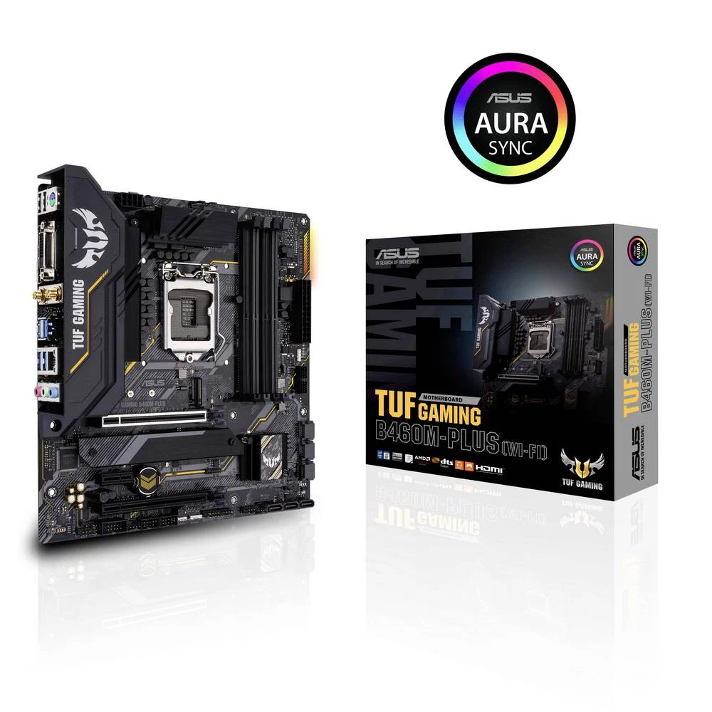 Asus TUF GAMING B460M-PLUS (WI-FI) matična ploča Baza Intel® 1200 Faktor oblika Micro-ATX Set čipova matične ploče Intel slika