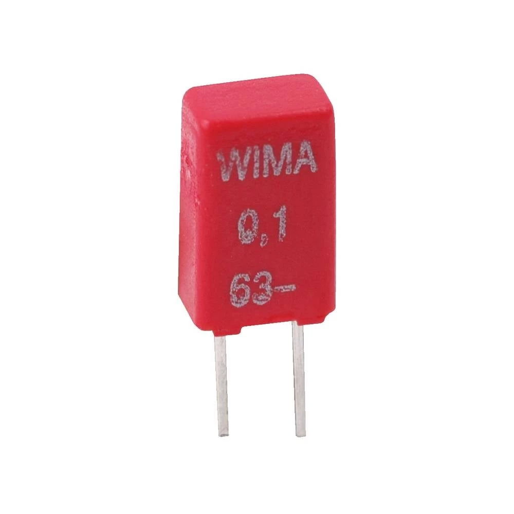 Wima 1 kom. folijski kondenzator MKT radijalno ožičen 63 V/DC, 40 V/AC 10 % (D x Š x V) 4.6 x 2.5 x 7.0 mm slika