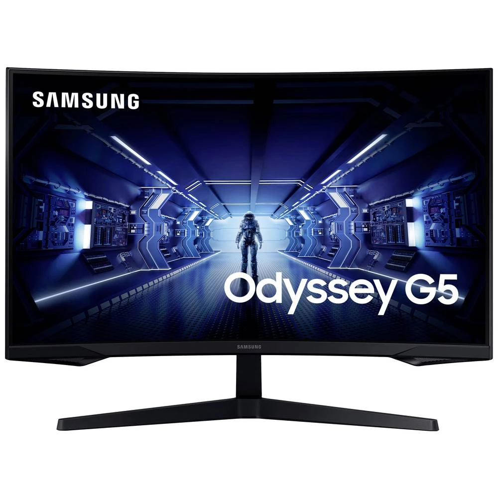 Samsung C32G53TQWR Gaming LED zaslon 81.3 cm (32 palac) Energetska učinkovitost 2021 G (A - G) 2560 x 1440 piksel QHD 1 ms HDMI™, DisplayPort, slušalice (3.5 mm jack) VA LED slika
