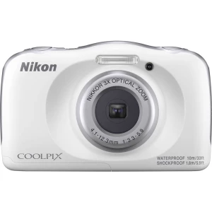 Digitalni fotoaparat Nikon W150 13.2 MPix Zoom (optički): 3 x Bijela Vodootporno, Otporan na prašinu, Otporan na udarce, Bluetoo slika