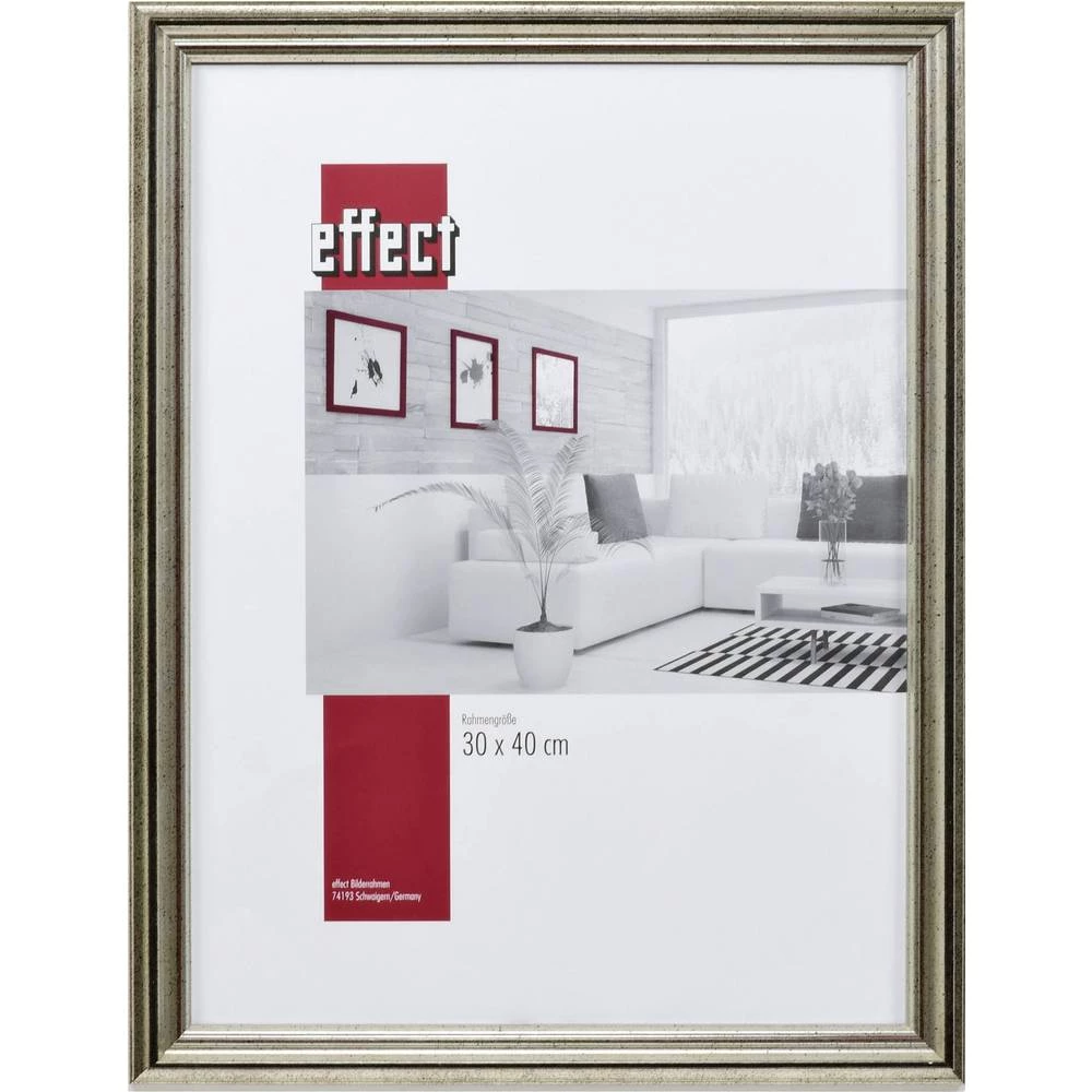 Effect Bilderrahmen 0440,3040,01 izmjenjivi okvir za slike Format papira: 30 x 40 cm srebrna slika