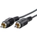 Value Cinch video priključni kabel [1x muški cinch konektor - 1x muški cinch konektor] 2.50 m crna