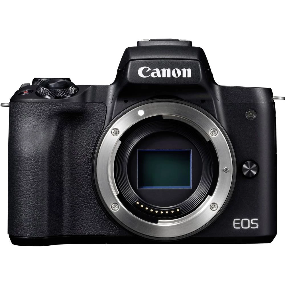 Sistemska kamera Canon EOS M50 Kućište, Uklj. akumulator 24.1 MPix Crna 4K-Video, Bluetooth, Nagibni zaslon, Zaslon osjetljiv na slika