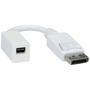 Roline 12.03.3132 DisplayPort / Mini-DisplayPort adapter  bijela  0.15 m slika