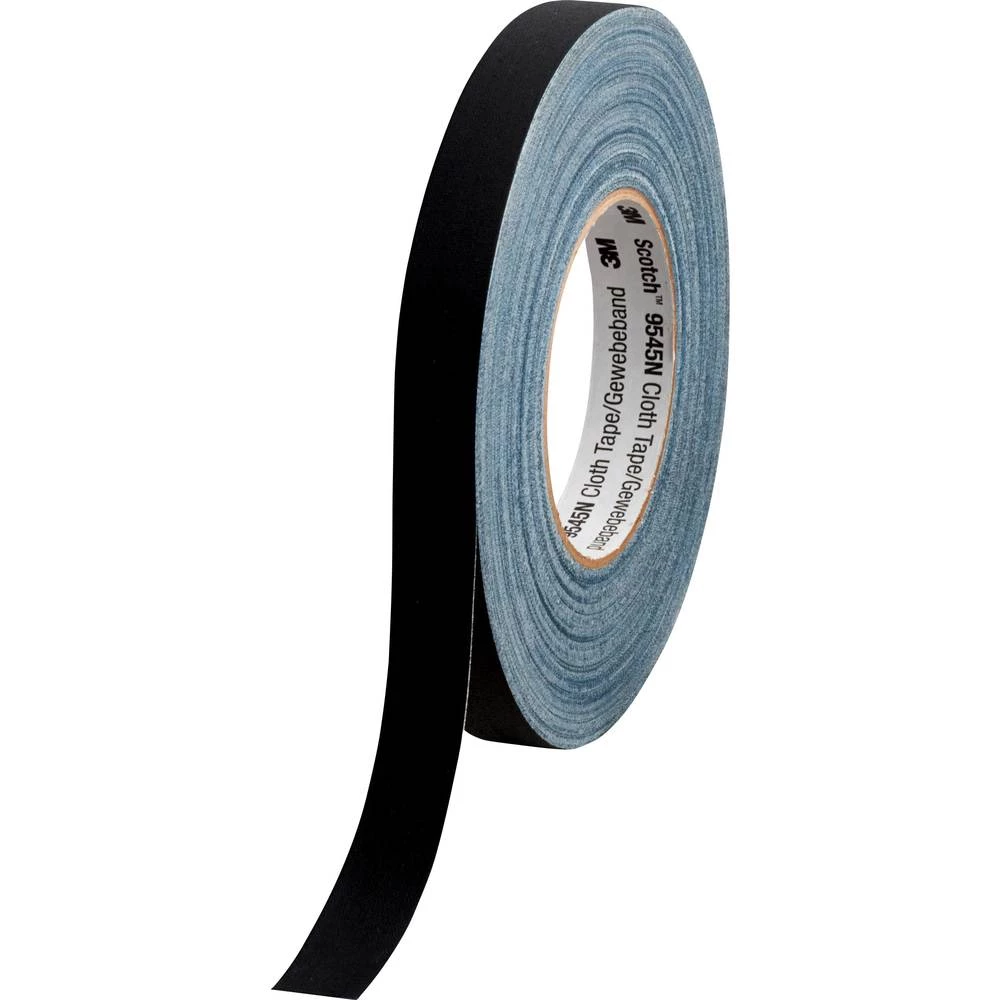 Plastificirana ljepljiva traka Scotch&reg; Crna (D x Š) 50 m x 19 mm 3M 9545NB19 1 Role slika
