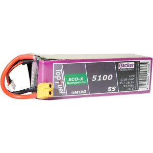 LiPo akumulatorski paket za modele 18.5 V 5100 mAh Broj ćelija: 5 20 C Hacker Softcase XT60 slika