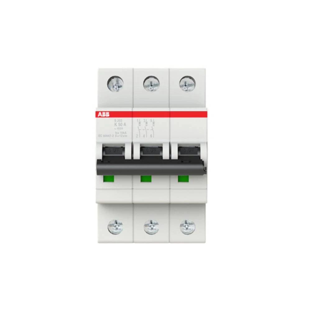 ABB 2CDS253001R0577 S203-K50 zaštitna sklopka za vodove 50 A 400 V slika