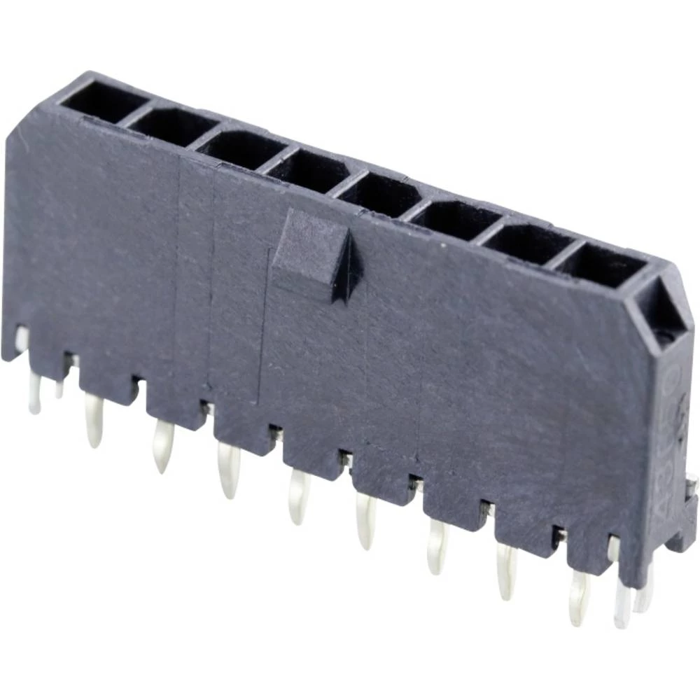 Molex 436500818 Micro-Fit 3.0 Vertical Header, 3.00mm Pitch, Single Row, 8 Circuits, with PCB Press-fit Metal Retention C slika
