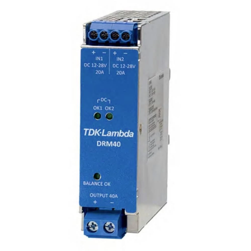 DIN-napajanje-redundančni modul (DIN-letva) TDK-Lambda DRM40 40 A Broj izlaza: 1 x slika
