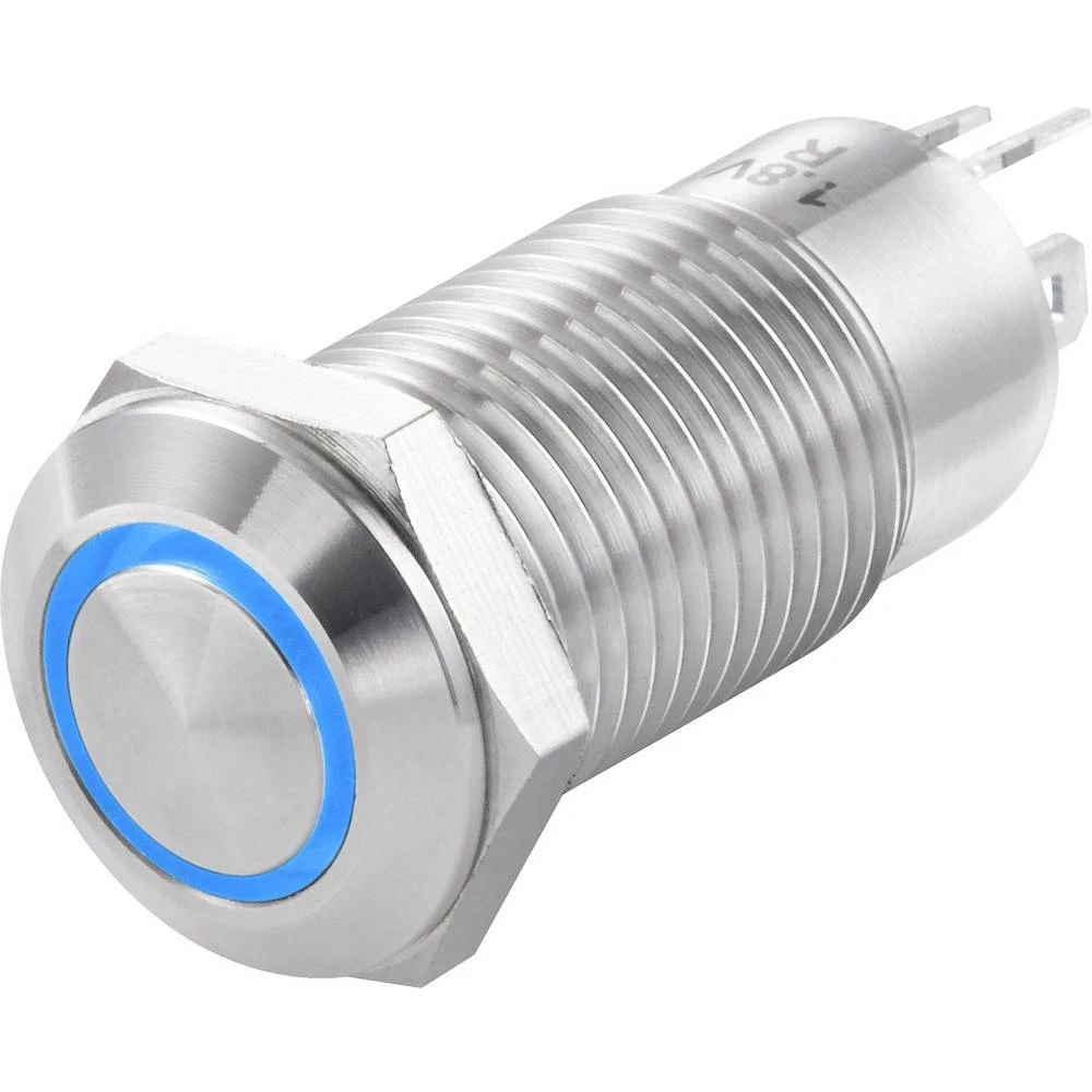 TRU COMPONENTS TC-GQ12-CH-10ZE/J/B/12V/S tipkalo 36 V/DC 1 A 1 x OFF/ON IP40 zadržava položaj 1 ST slika