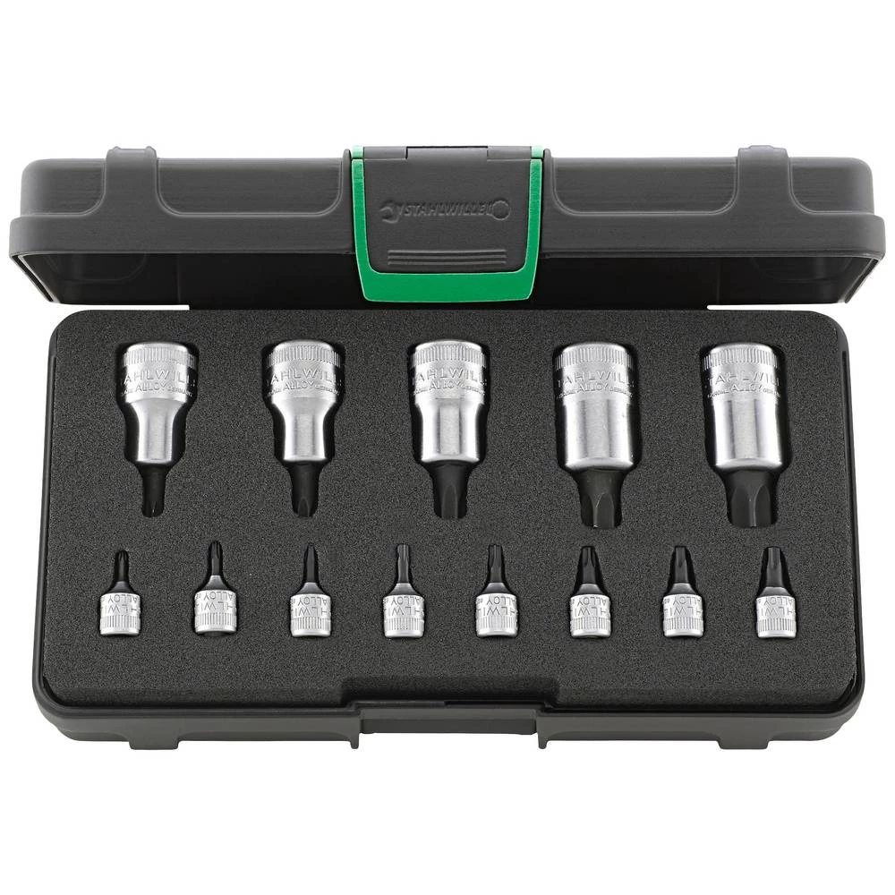Stahlwille 54TX/44KTX/13 96011101 T-profil set nasadnih ključeva 13-dijelni 1/2", 1/4" slika