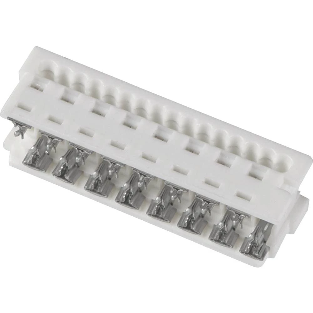 Molex standardna letva sa ženskim kontaktima  Ukupan broj polova 16 Raster: 1.27 mm 903270316 1 St. Bag Molex 903270316 Picoflex PF-50, Low Profile, IDT Receptacle, 16 Circuits, White, Tin (S slika