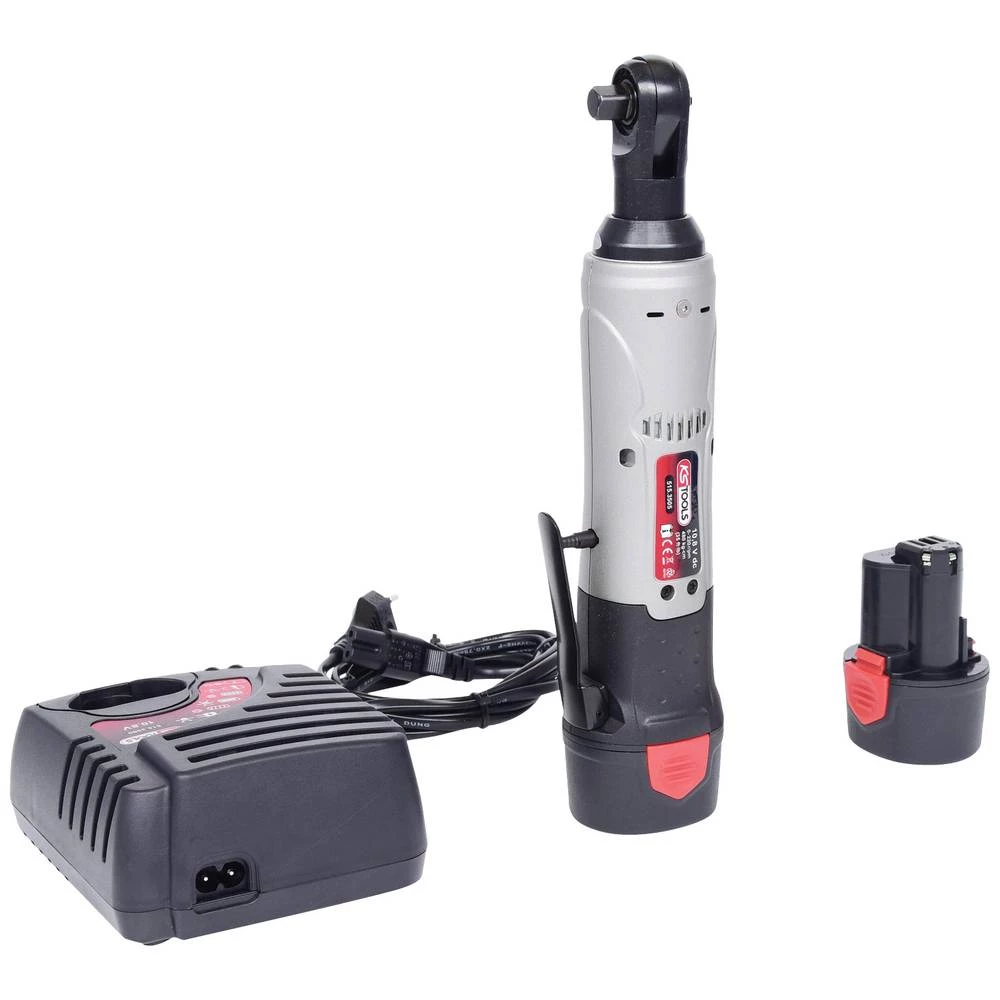 3/8',', bežična reverzibilna čegrtaljka, 49Nm, 220 o/min 10.8V, sa 2 punjive baterije i 1 punjačem KS Tools 515.3506 5153506 akumulatorska reverzibilna čegrtaljka slika