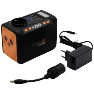 Technaxx TX-205 powerstation 20 Ah Power Delivery 2.0, Quick Charge 3.0 Li-Ion  crna/narančasta Outdoor slika