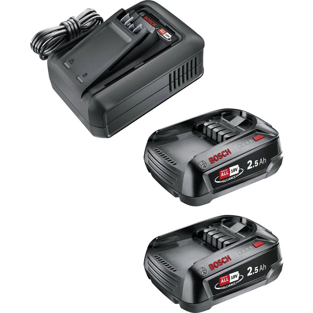 GARDENA 14914-20 Starter Kit QC AL 18V-44 + 2 x 2,5 Ah SoC baterija za alat i punjač 18 V 2.5 Ah Li-Ion slika