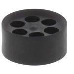 Wiska MFD 20/06/030 višestruki uložak za brtvljenje otporno na udarce, sa zaštitom od potega   M20  plastika crna (RAL 9005) 25 St.