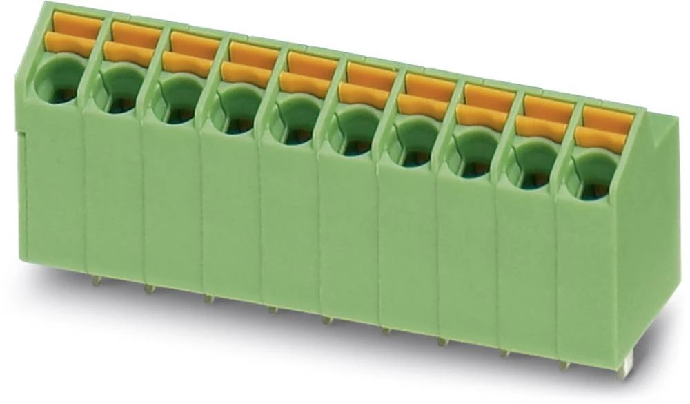 Opružna blok stezaljka 1.00 mm broj polova: 8 SPTA 1/8 tot 3,5 Phoenix Contact zelene boje 50 kom. slika