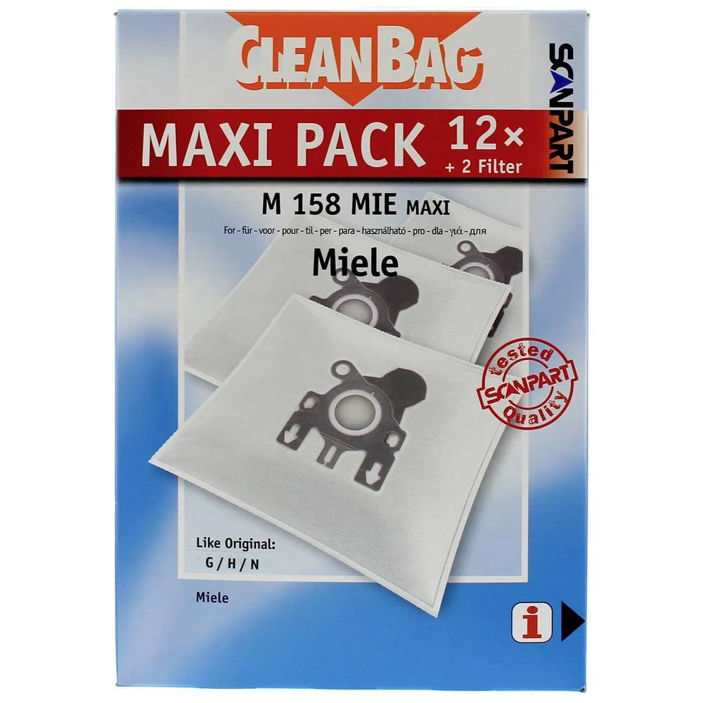 ScanPart Maxipack kompatibel mit Miele Typ G/N 2687426158 vrećica za usisivače slika