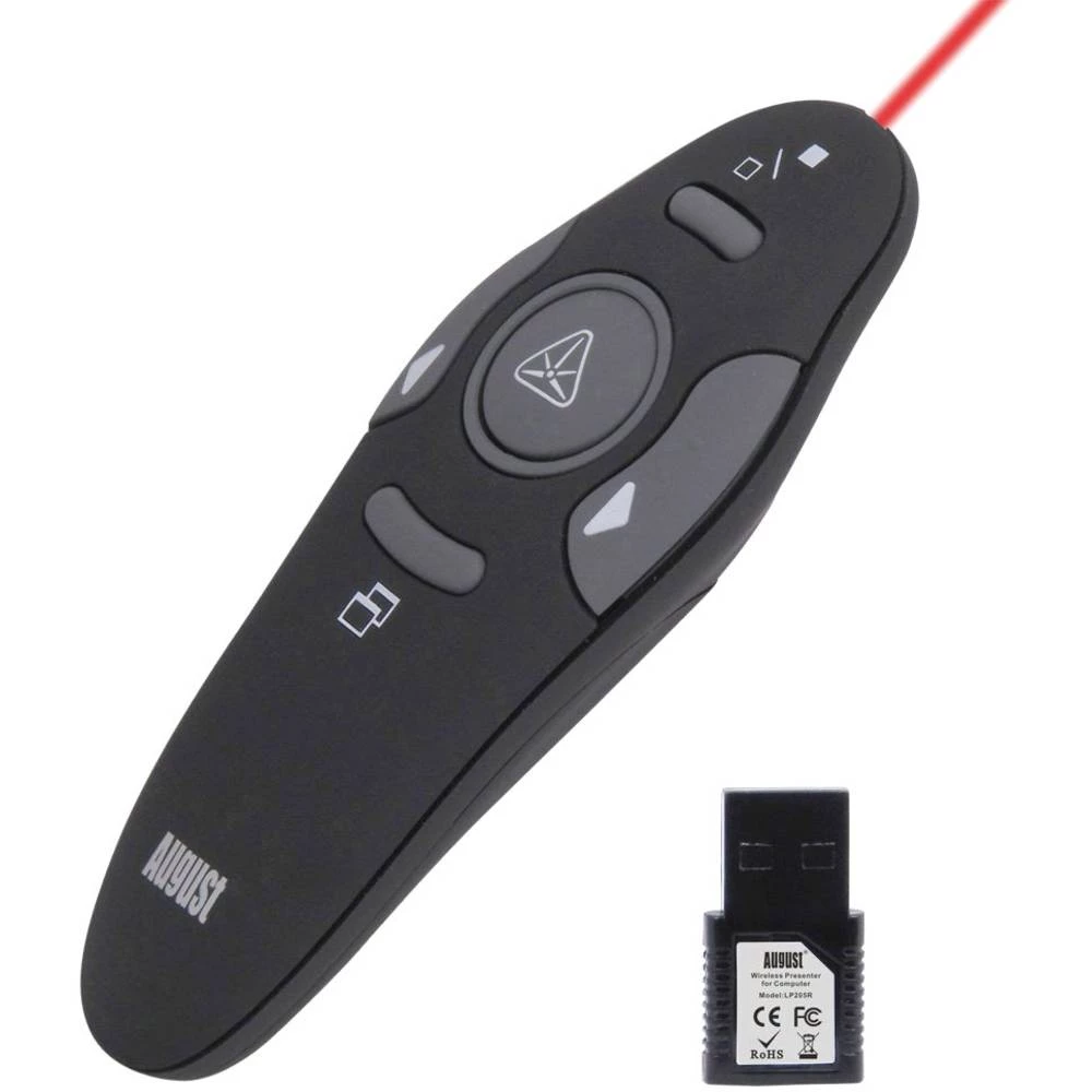 Bežični Uklj. laserski pokazivač August LP205R slika