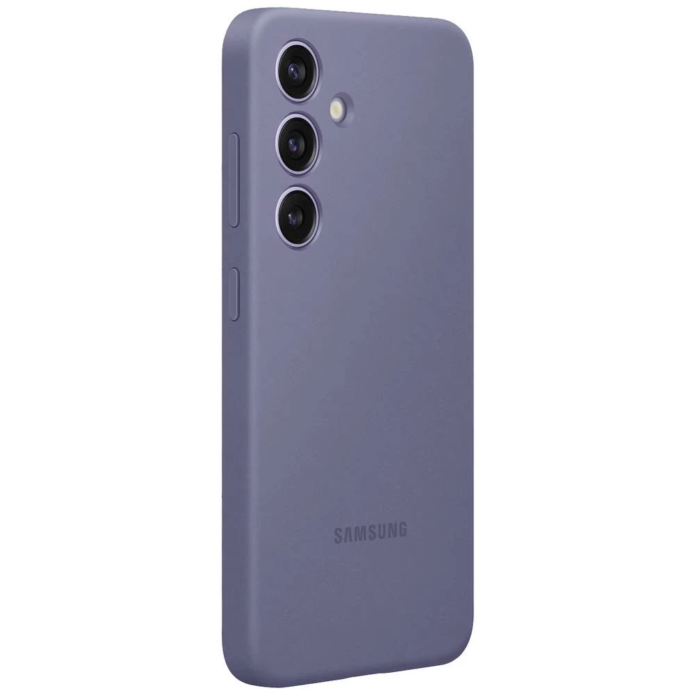 Samsung Silicone stražnji poklopac za mobilni telefon Samsung Galaxy S24 ljubičasta slika
