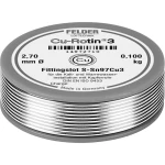 Felder Löttechnik Cu-Rotin® 3 Lemna žica, bezolovna Svitak Sn97Cu3 0.100 kg 2.7 mm