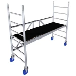 Krause 942104 FahrGerüst aluminij #####Faltgerüst mobilna, #####faltbar Radna visina (maks.): 2.90 m srebrna 39 kg
