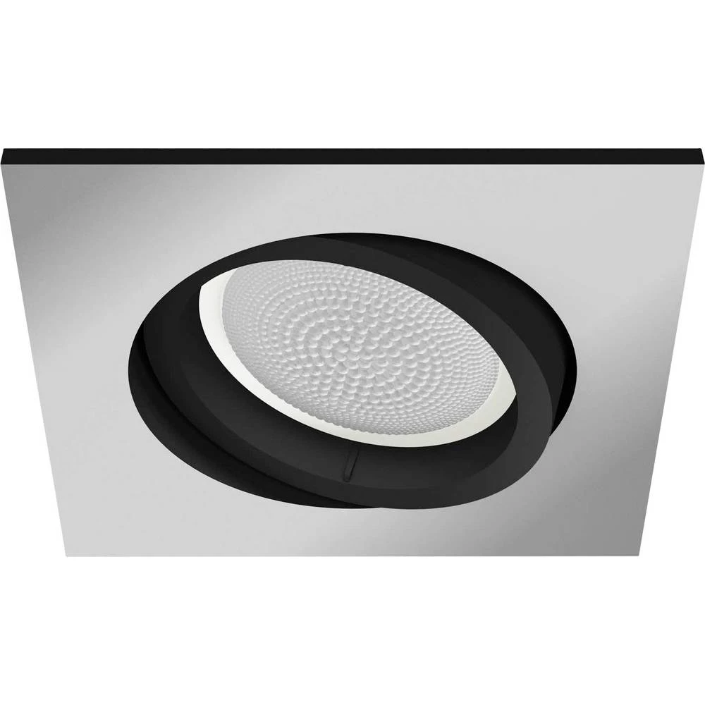 Philips Lighting Hue ugradbena LED svjetiljka  871951433858600  Hue White Amb. Milliskin Einbauspot eckig aluminium 350lm Erweiterung GU10 5 W slika