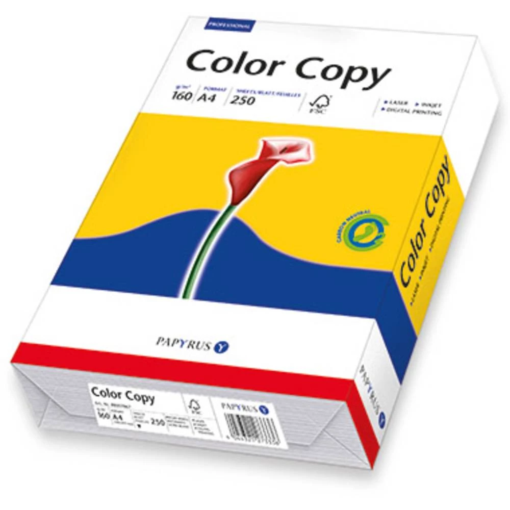 Papir za laserski printer Papyrus Color Copy 88007867 DIN A4 160 gm&sup2; 250 Stranica Bijela slika