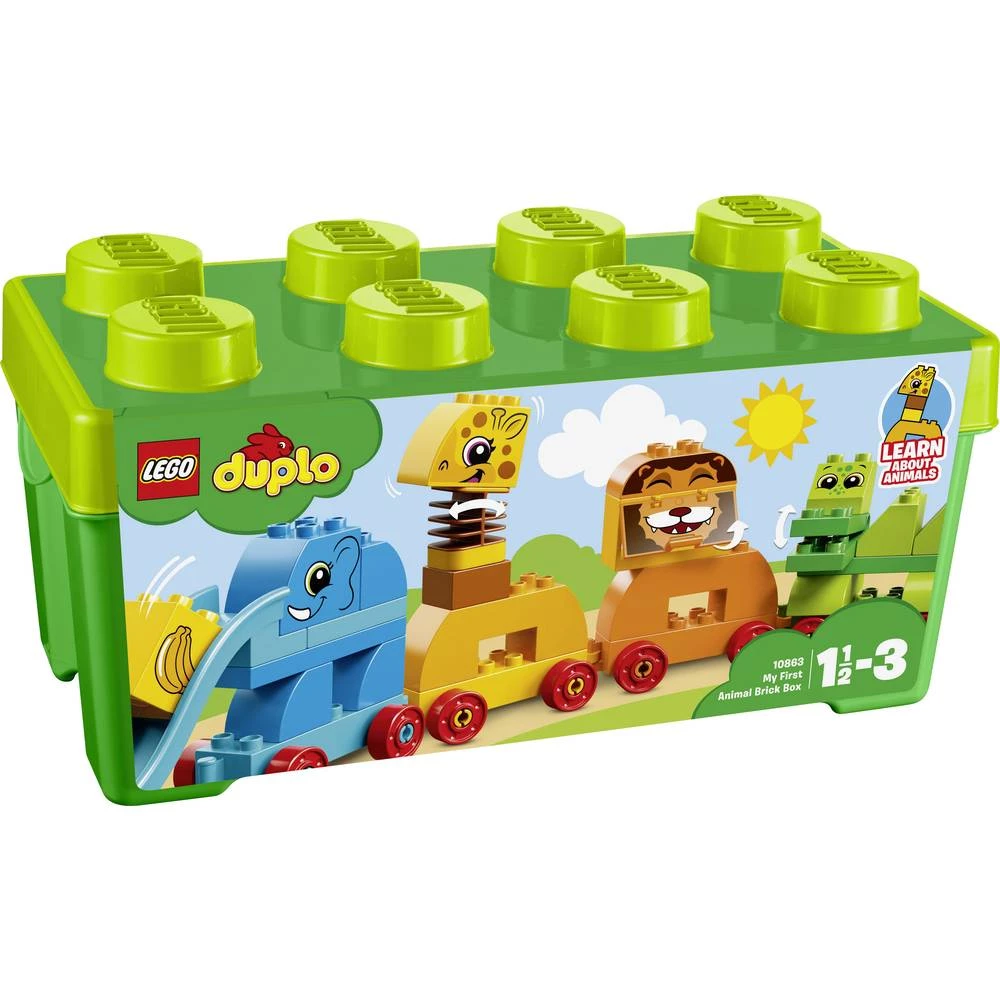 LEGO&reg; DUPLO&reg; 10863 Moj prvi kameni kutija s povlačenjem životinja slika