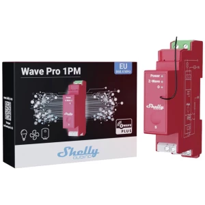 Shelly Wave Pro 1PM relej za DIN-letvu Z-Wave slika