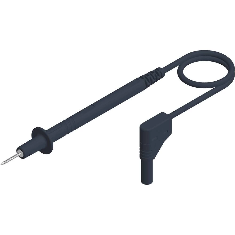 Mjerni kabel [Sonda - 4 mm utikač] 100 cm Crna SKS Hirschmann PL 2700 S W s slika