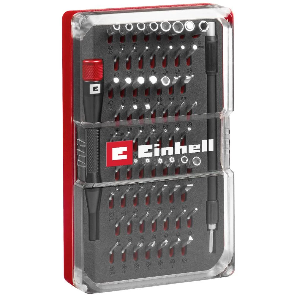Einhell Präzisions- und Elektronik-Reparatur-Set 115030 bit komplet 66-dijelni križni phillips, ravni prorez, T-profil, slika