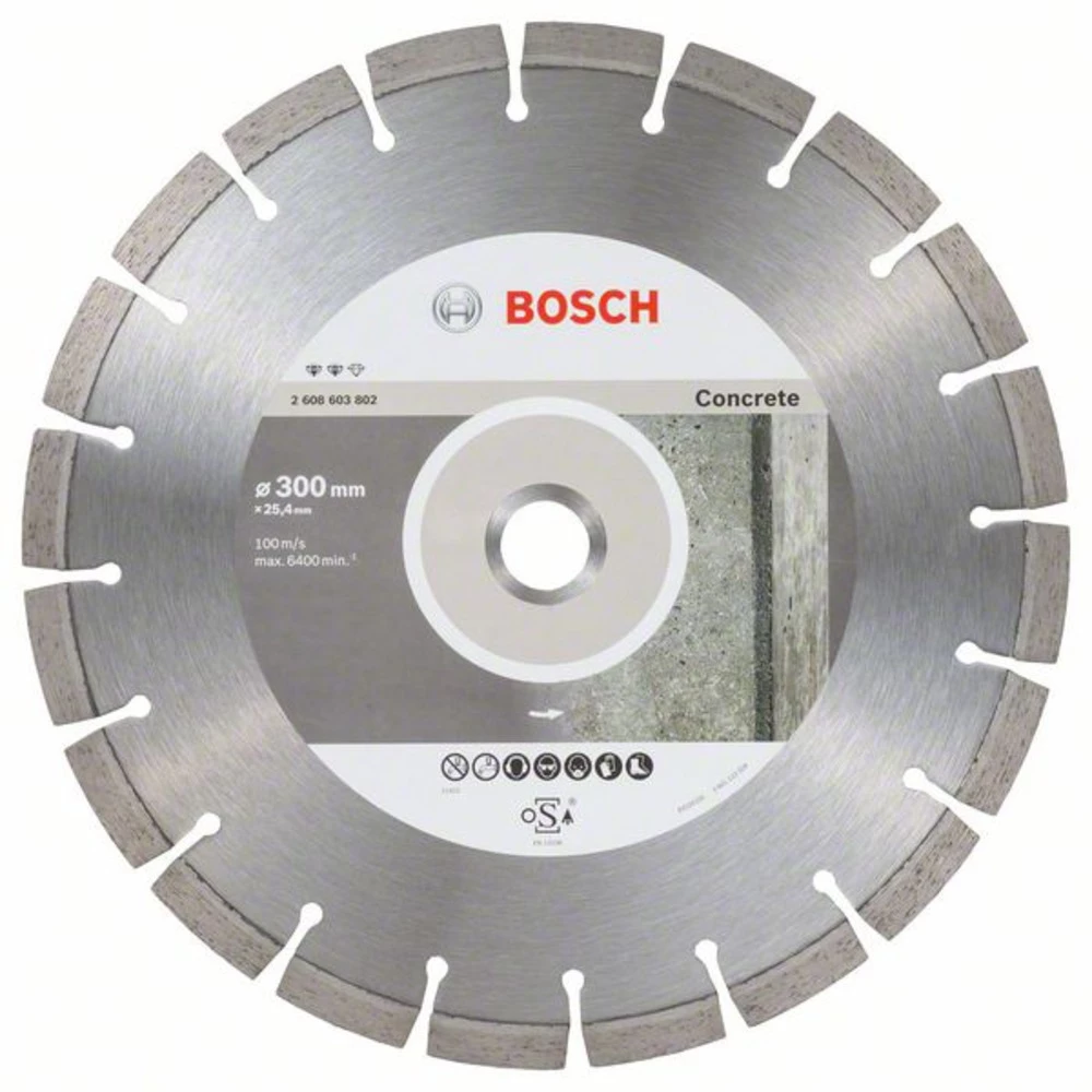 Dijamantni nož Expert za beton, 300 x 25,40 x 2,8 x 12 mm Bosch Accessories 2608603802 promjer 300 mm 1 ST slika