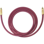 Oehlbach Cinch Audio Priključni kabel [1x Muški cinch konektor - 1x Muški cinch konektor] 5 m Bordo boja pozlaćeni kontakti