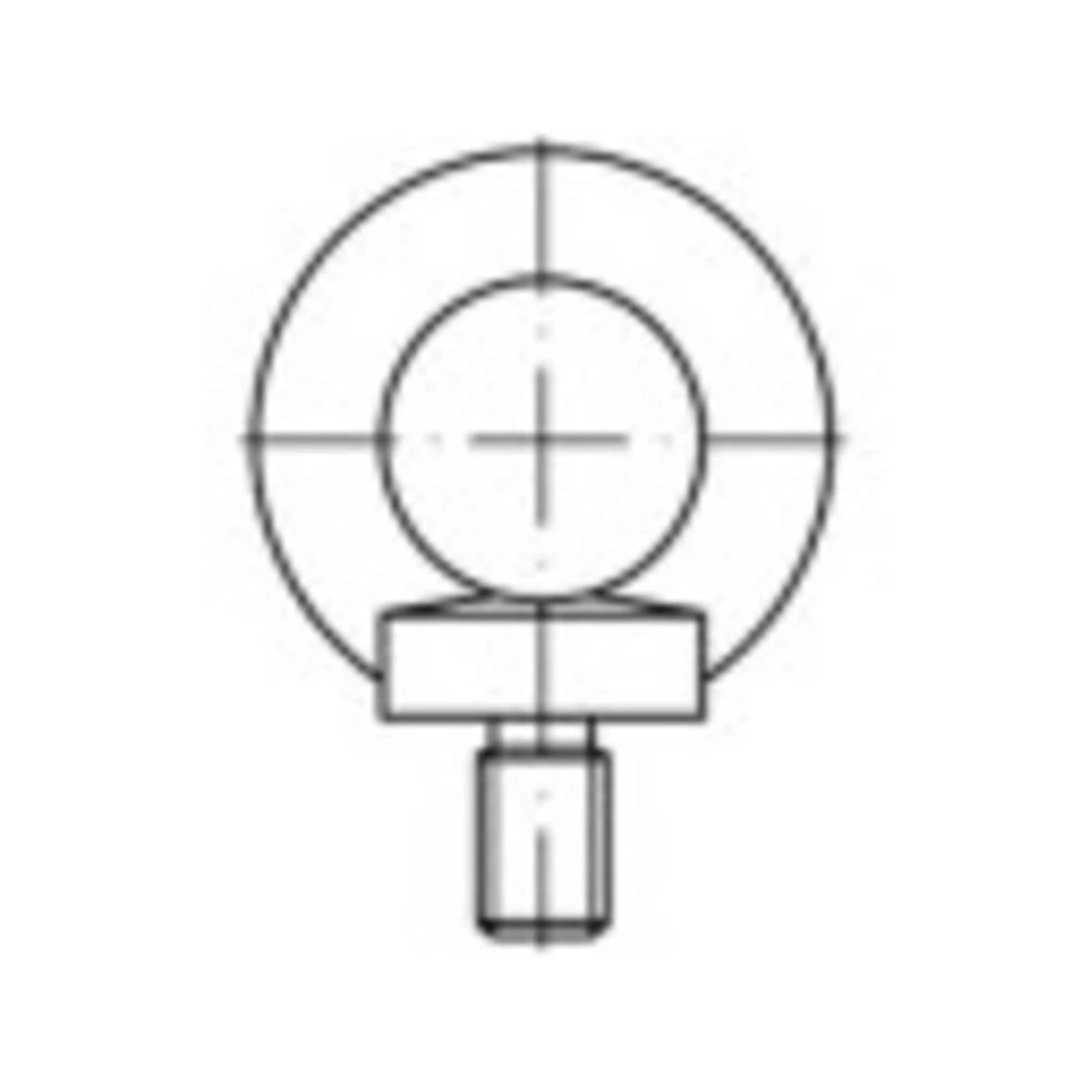 TOOLCRAFT 109354 prstenasti vijci M56 DIN 580 čelik 1 St. slika