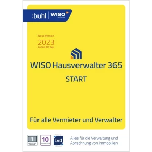 WISO Hausverwalter 365 Start godišnja licenca, 1 licenca Windows financijski softver slika