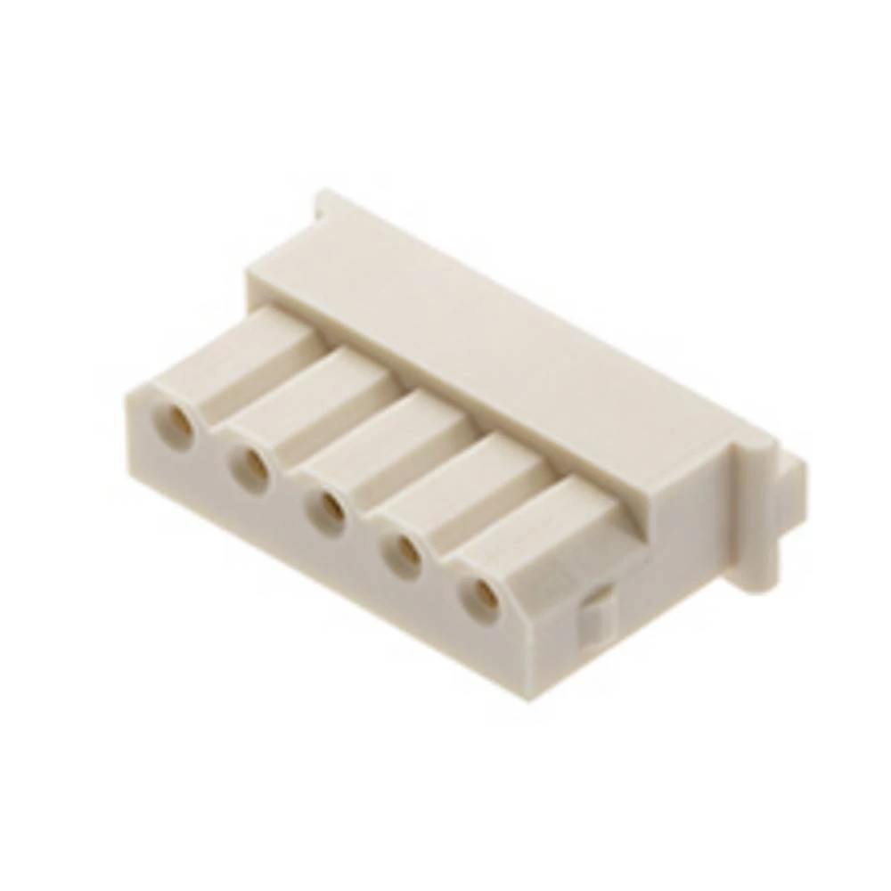 Molex 50375043 2.50mm Pitch, Mini-SPOX Receptacle Crimp Housing, Single Row, Friction Lock, 4 Circuits, Natural slika